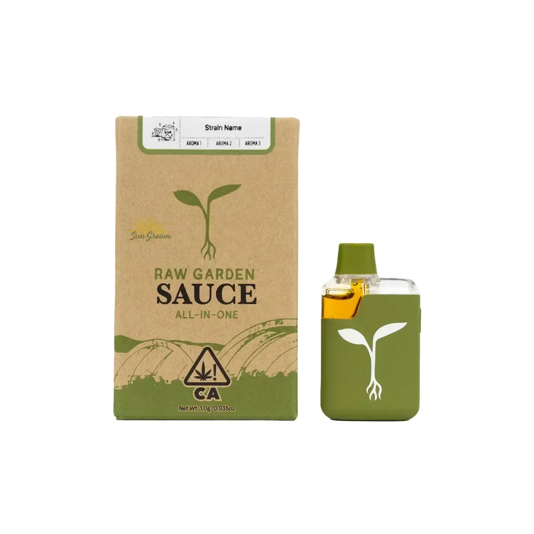 Raw Garden Sauce All-In-One 1g live resin disposable vape