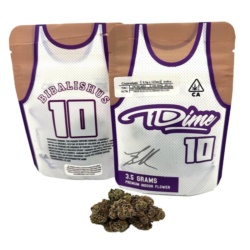 TDime Guavalato Indica 3.5g 31.7% THC premium indoor flower