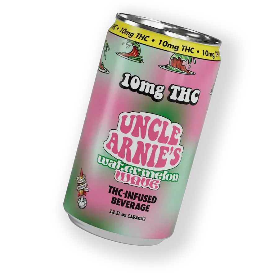 Uncle Arnie's Watermelon Wave 10mg THC-infused drink