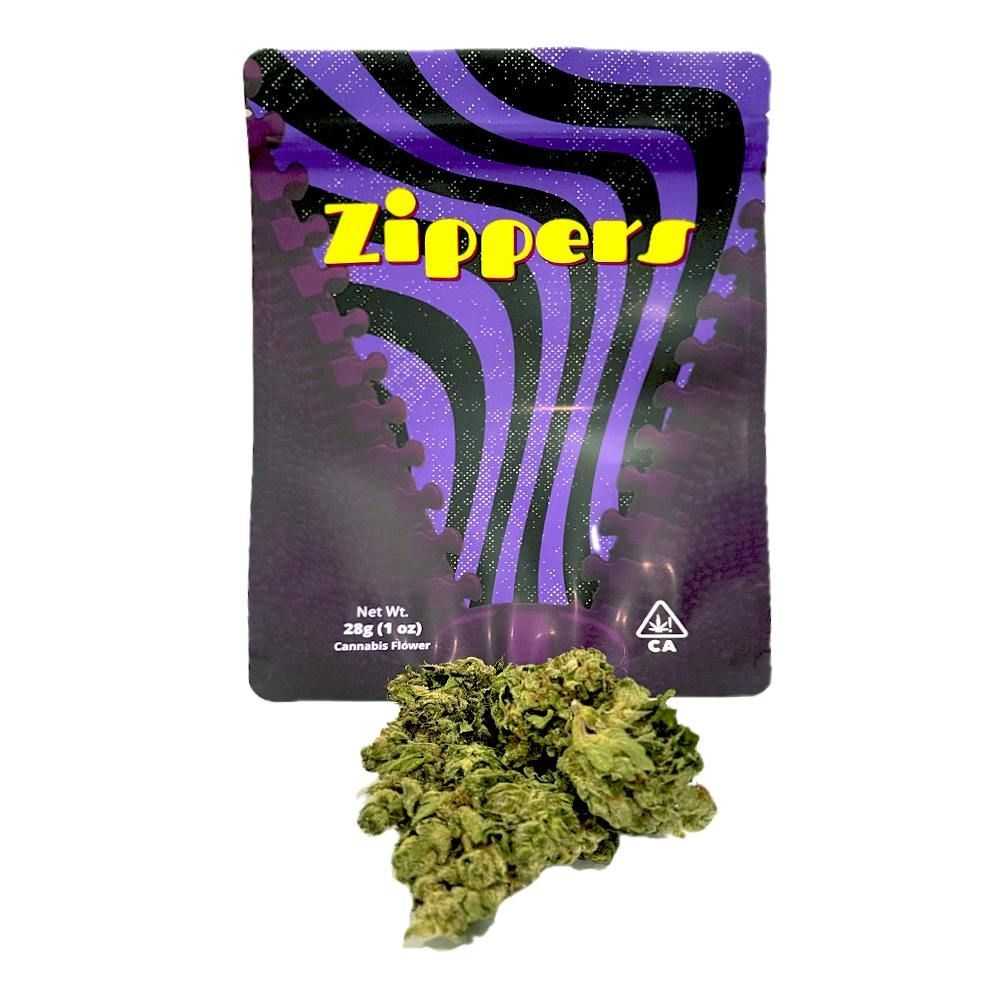 zippers cannabis product inn violet packaging