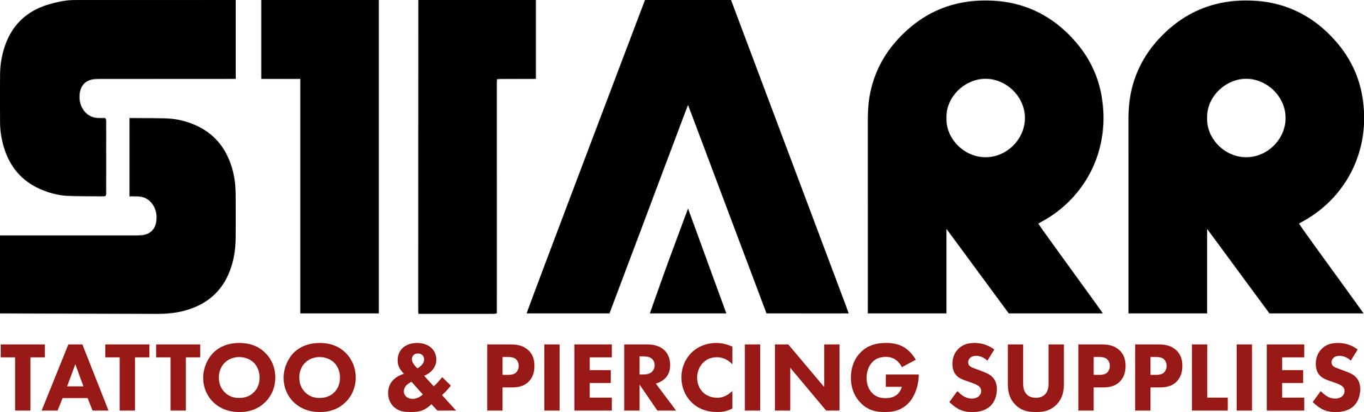 The logo for sitarr tattoo and piercing supplies