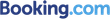 Booking.com logo in blue, with the 