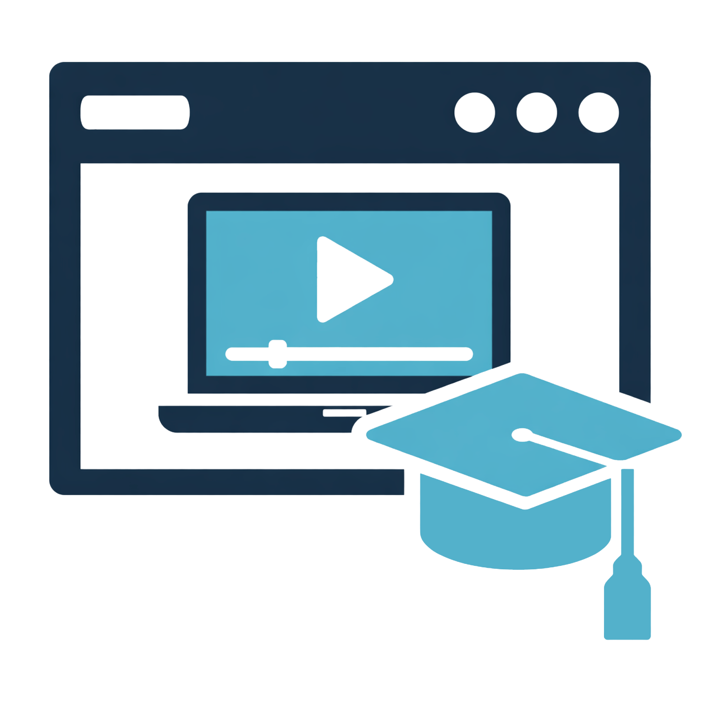 Web browser window with a gear icon, indicating settings or configuration.