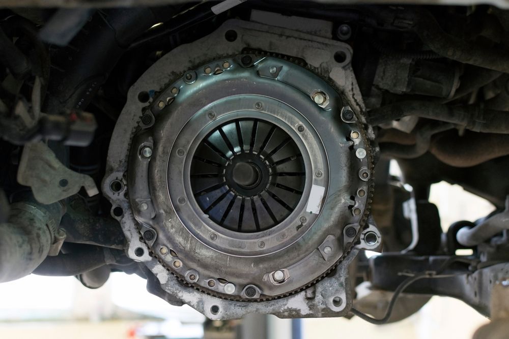 A Close Up of a Clutch on the Underside of a Car — Passfield Automotive and Electrical In Cessnock, NSW