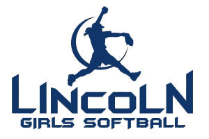 Lincoln Girls Softball Association Logo