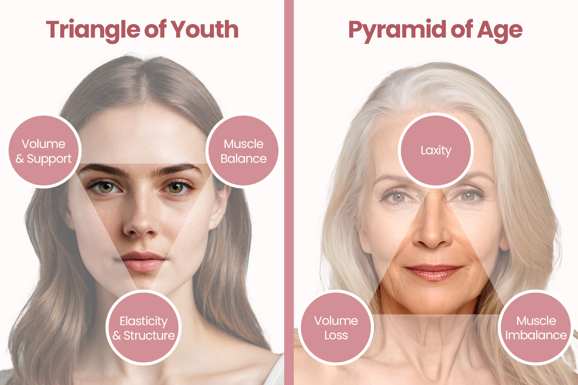Triangle of Youth and Pyramid of Age