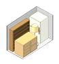 5x10 self storage unit at Streamline Self Storage