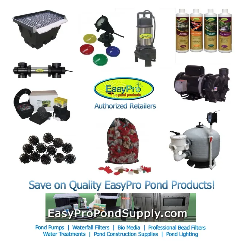 Easy Pro Pond Supplies — Minneapolis, MN — Landscape & Concrete Center