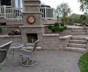 Paver Walls — Minneapolis, MN — Landscape & Concrete Center Paver Walls — Minneapolis, MN — Landscape & Concrete Center