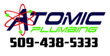 Atomic Plumbing Services Business Logo