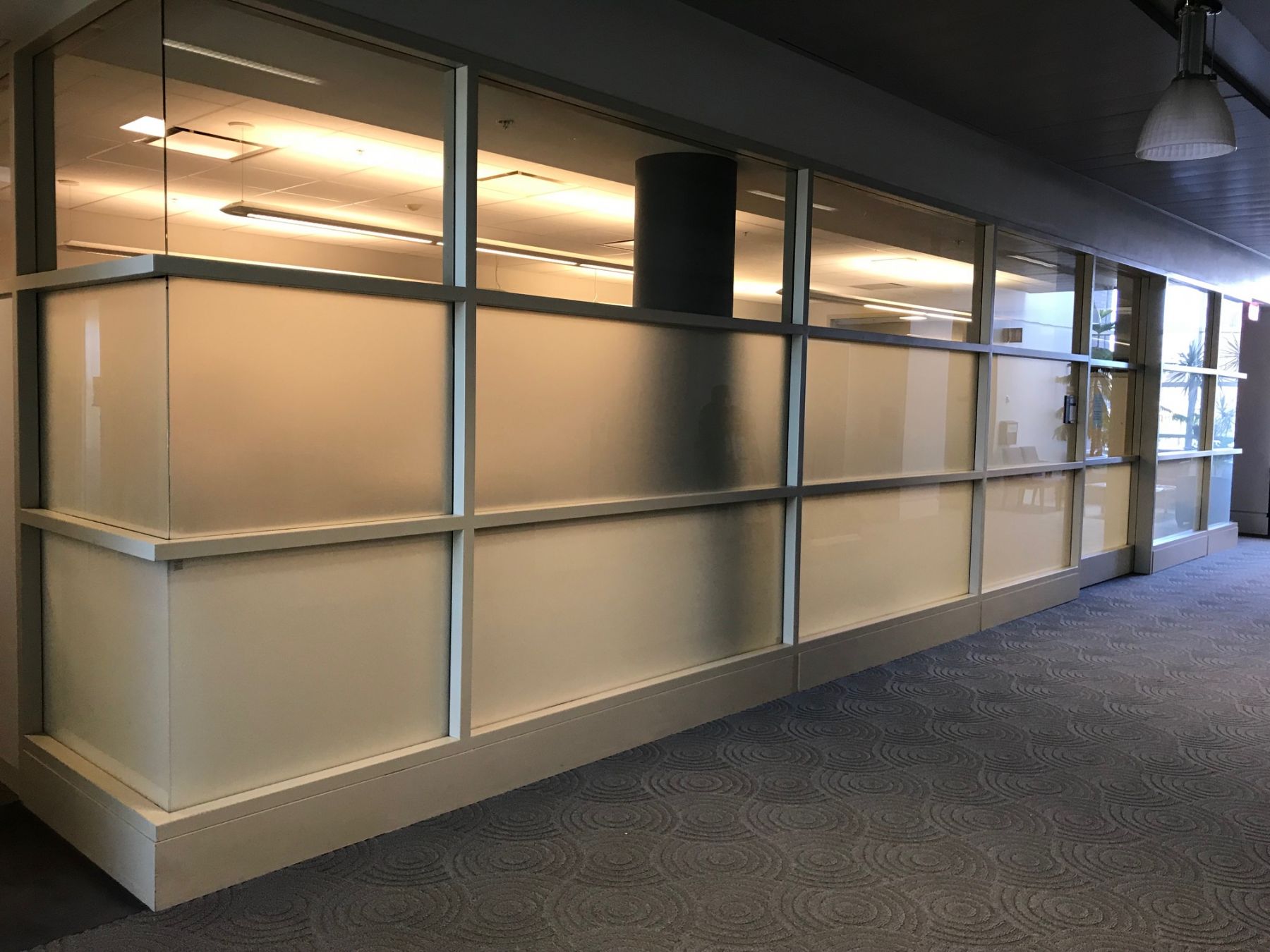 ETCHED GLASS. FROSTED VINYL