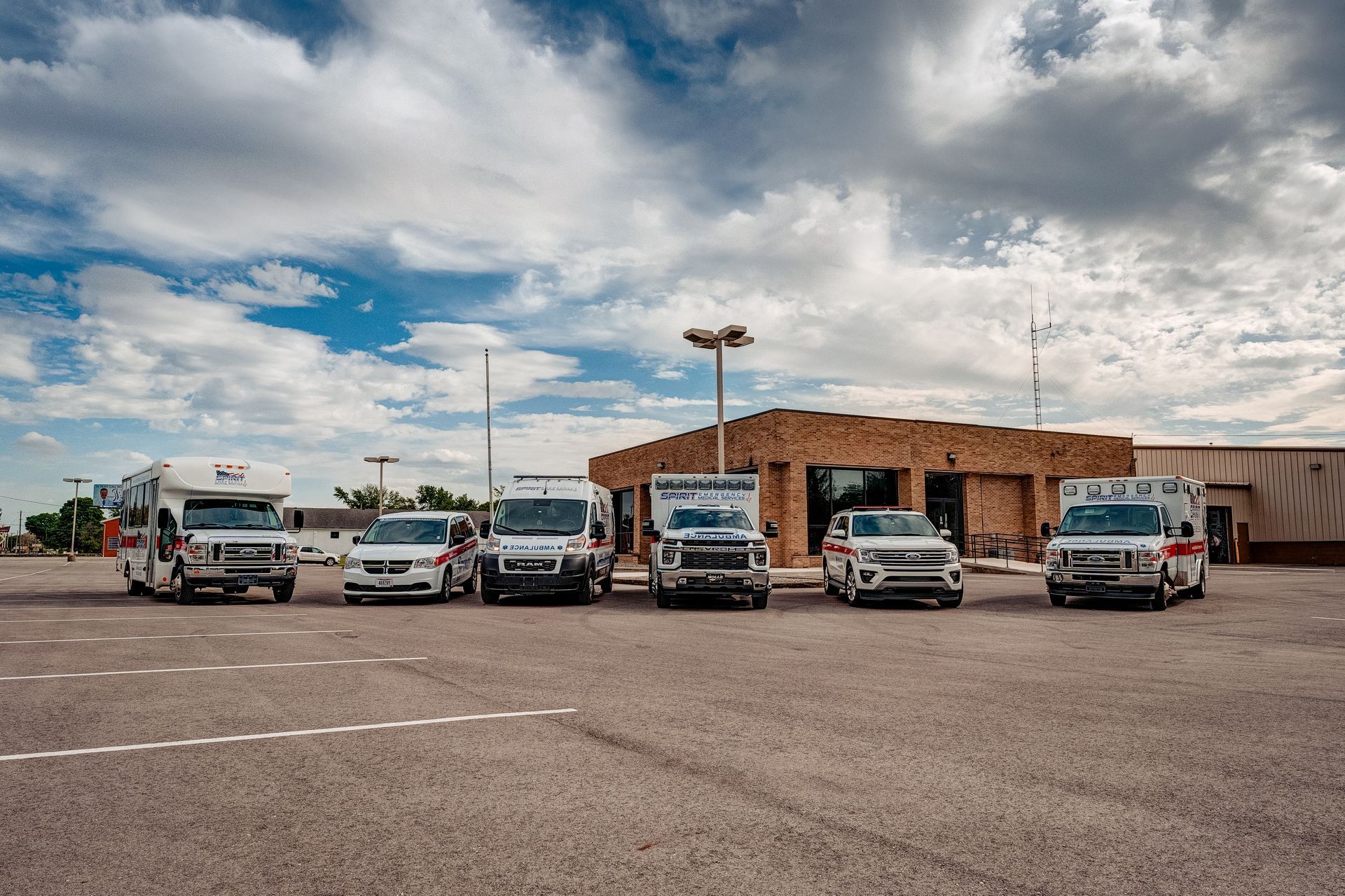 Spirit EMS ambulance and medical transportation fleet