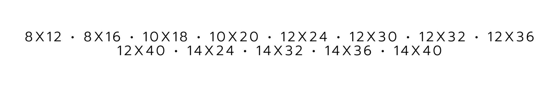 Shed Sizes