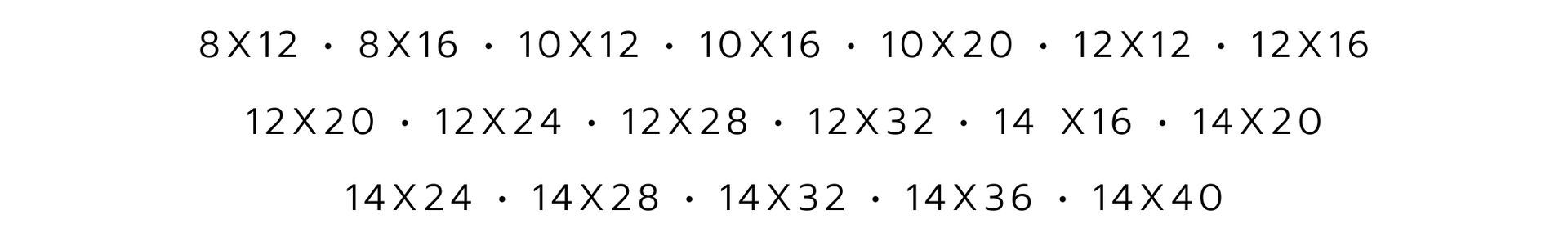 Shed Sizes