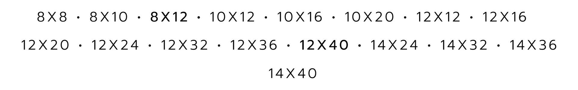 Shed Sizes