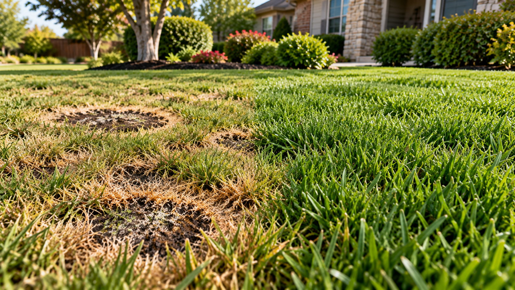 Several small green snakes on dry grass in a field