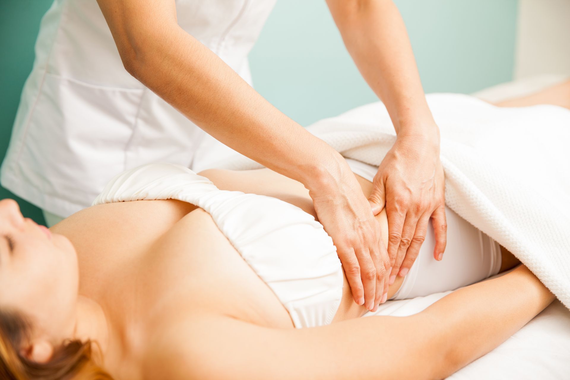 Lymphatic drainage massage MLD at home for lymphoedema management