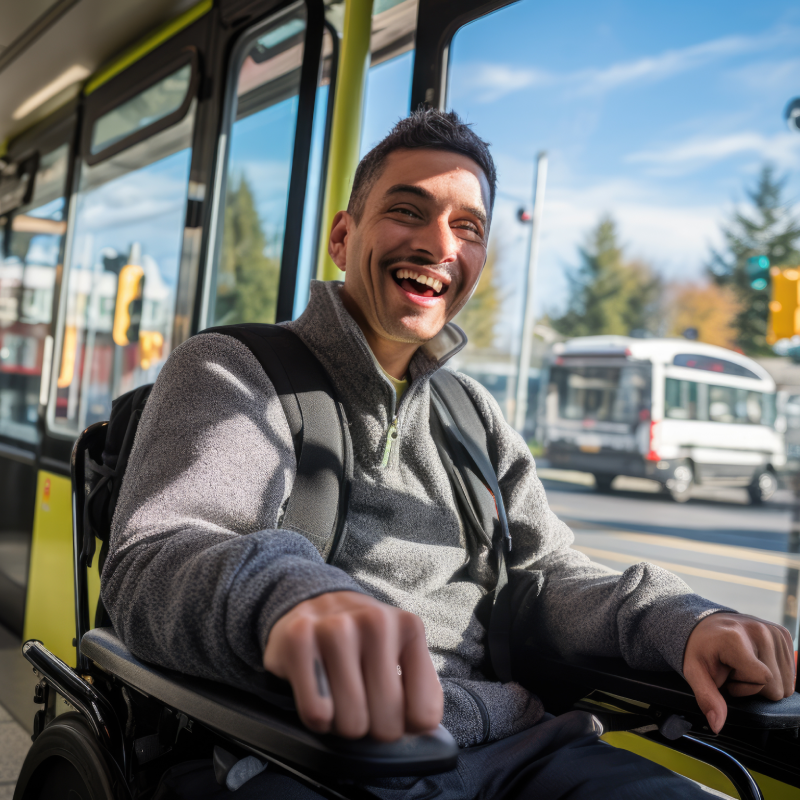 Supported transport, travel with a nurse or carer