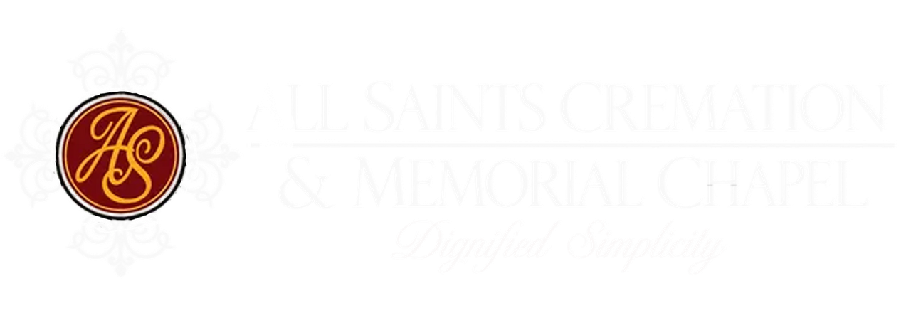 All Saints Cremation & Memorial Chapel logo in white text