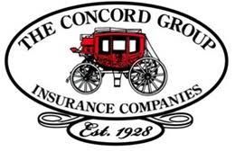 The concord group insurance companies logo has a horse drawn carriage on it.