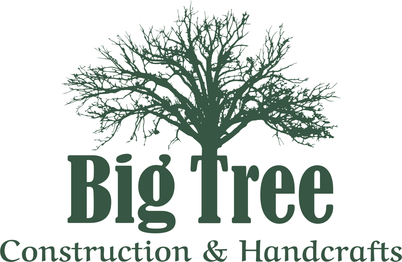 Horizontal Big Tree Construction Logo | Contact a Home Builder in Mid-Missouri