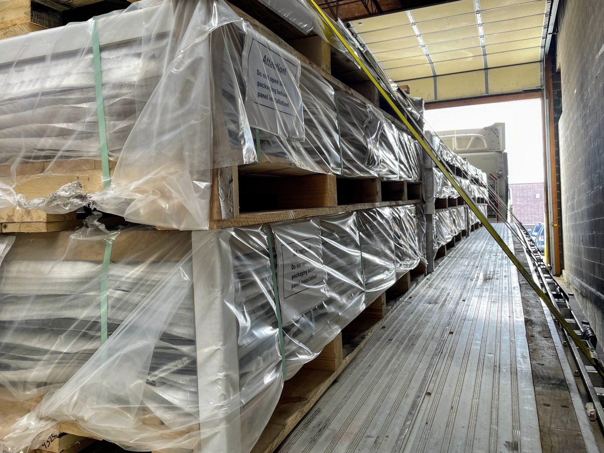 Exact Panel Works Panel Staging and Delivery