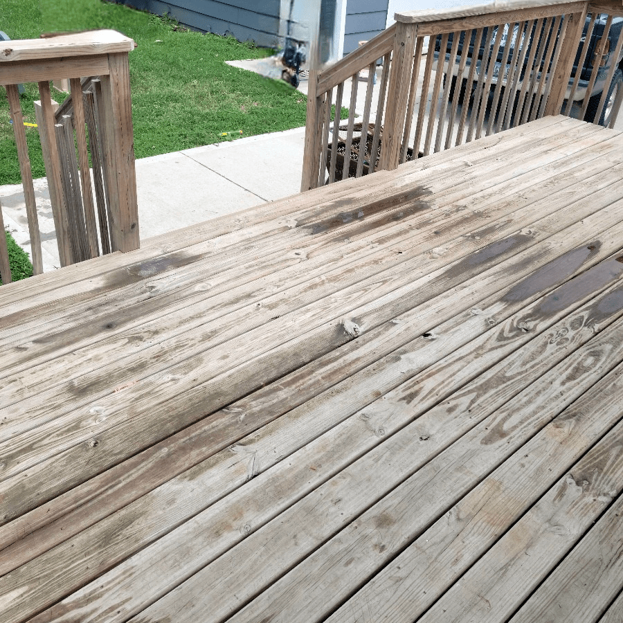before fencing repair