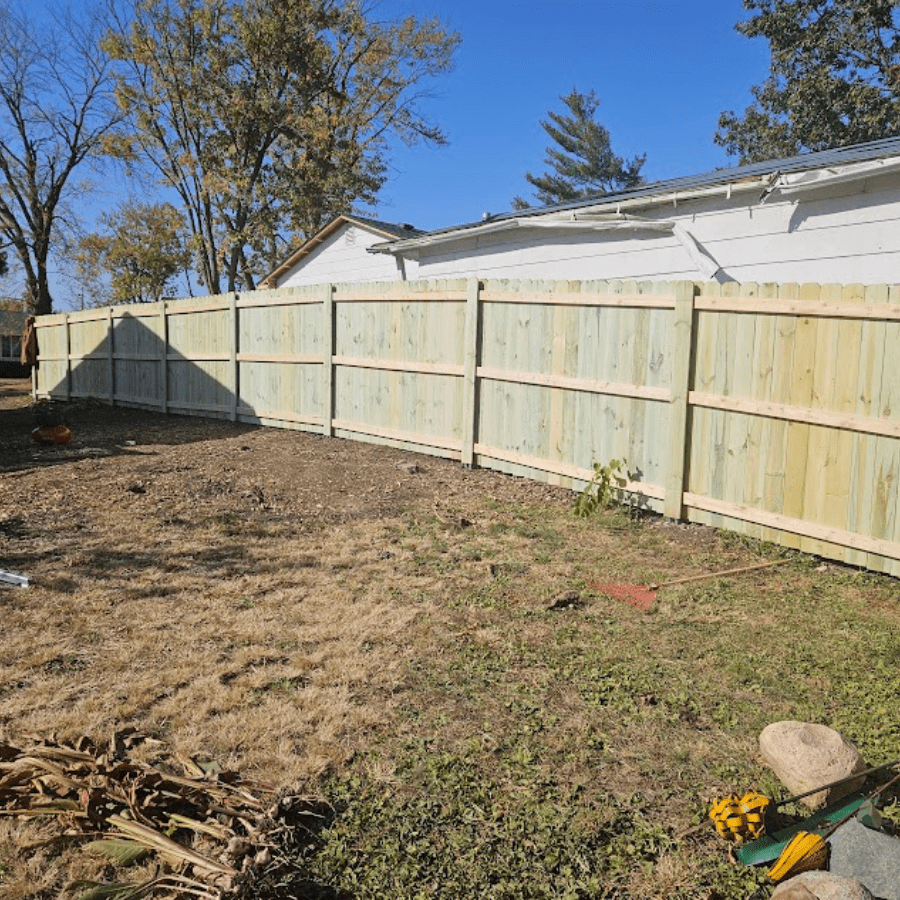 after fencing repair