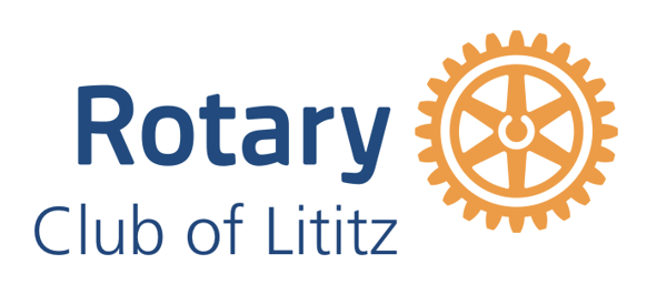 Rotary Club of Lititz logo: blue text 