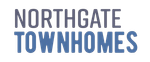 Northgate Townhomes logo in navy and blue text on a white background