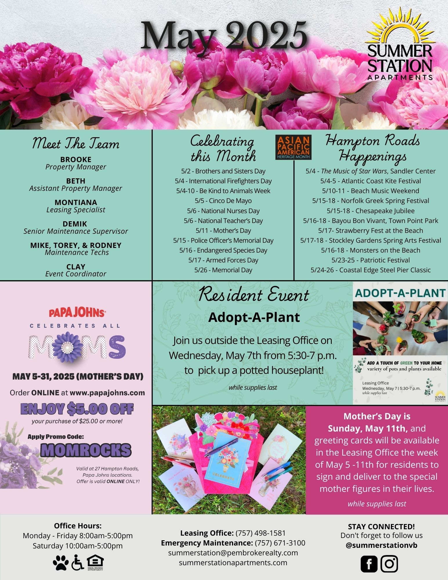 May 2025 Resident Newsletter