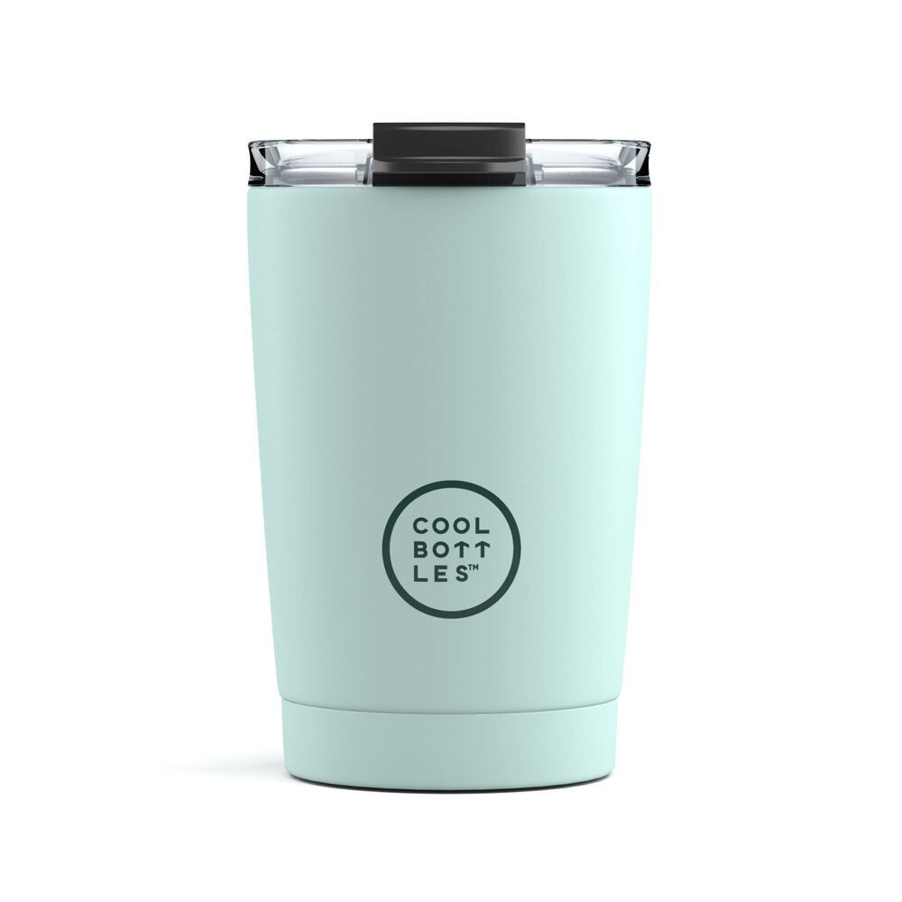 Copo térmico pastel sky da Cool Bottles visto de frente