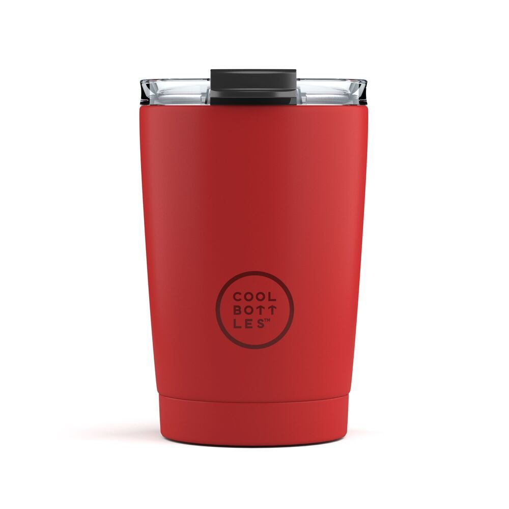 Copo térmico vivid red da Cool Bottles