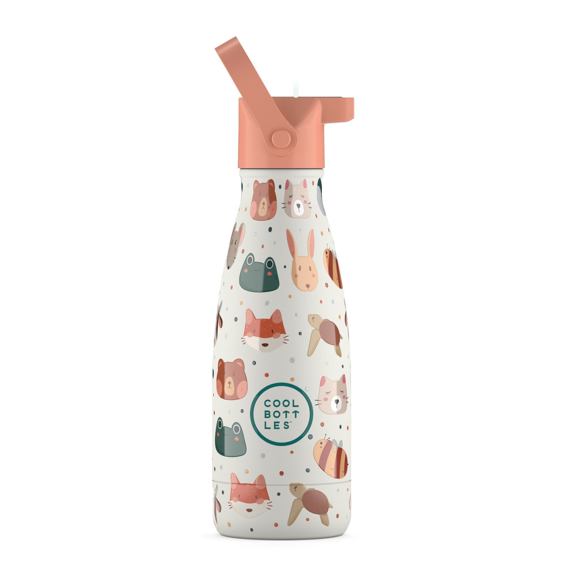Garrafa térmica para crianças com animais desenhados da Cool Bottles