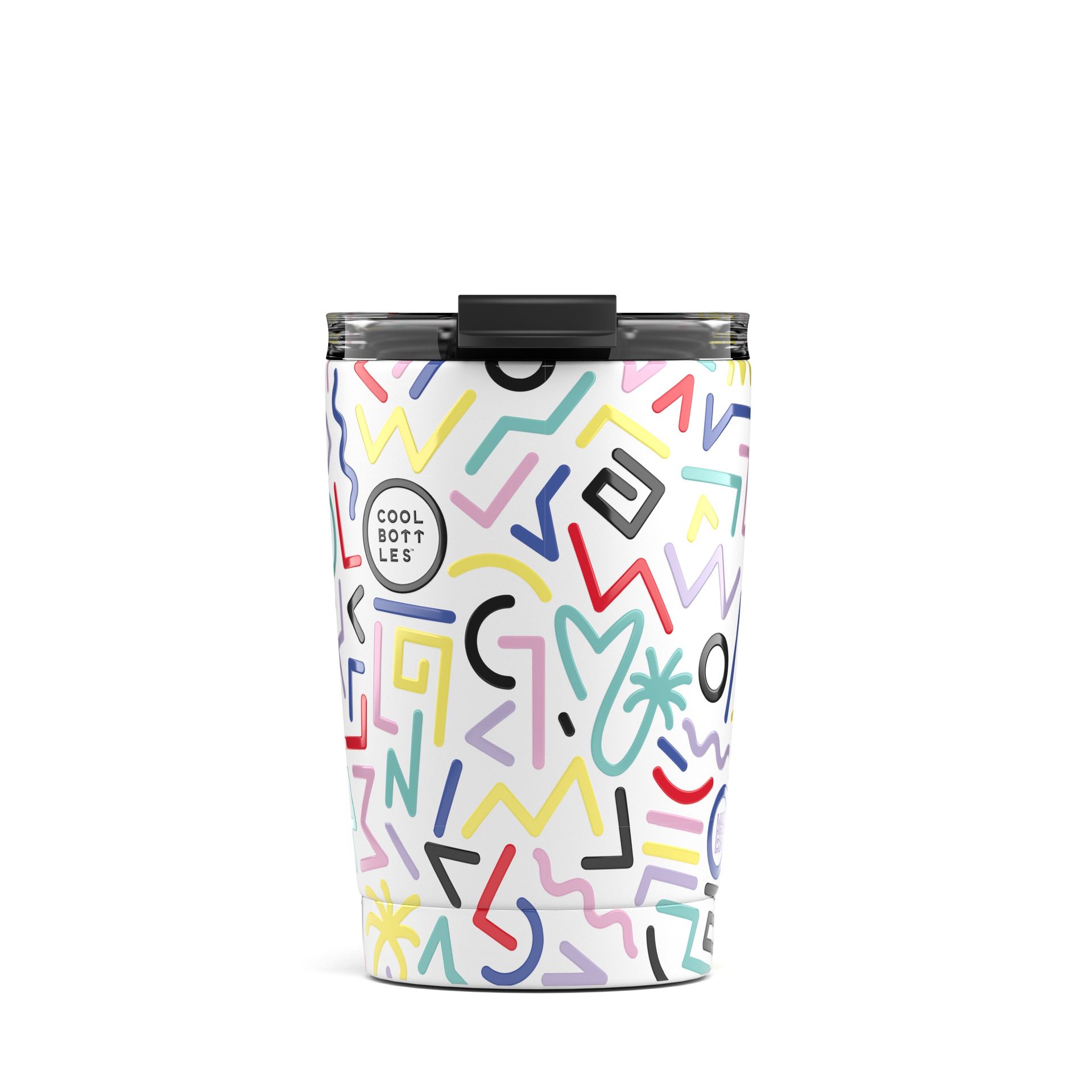 Copo térmico com desenhos feito pelo Antonyo Marest e a Cool Bottles