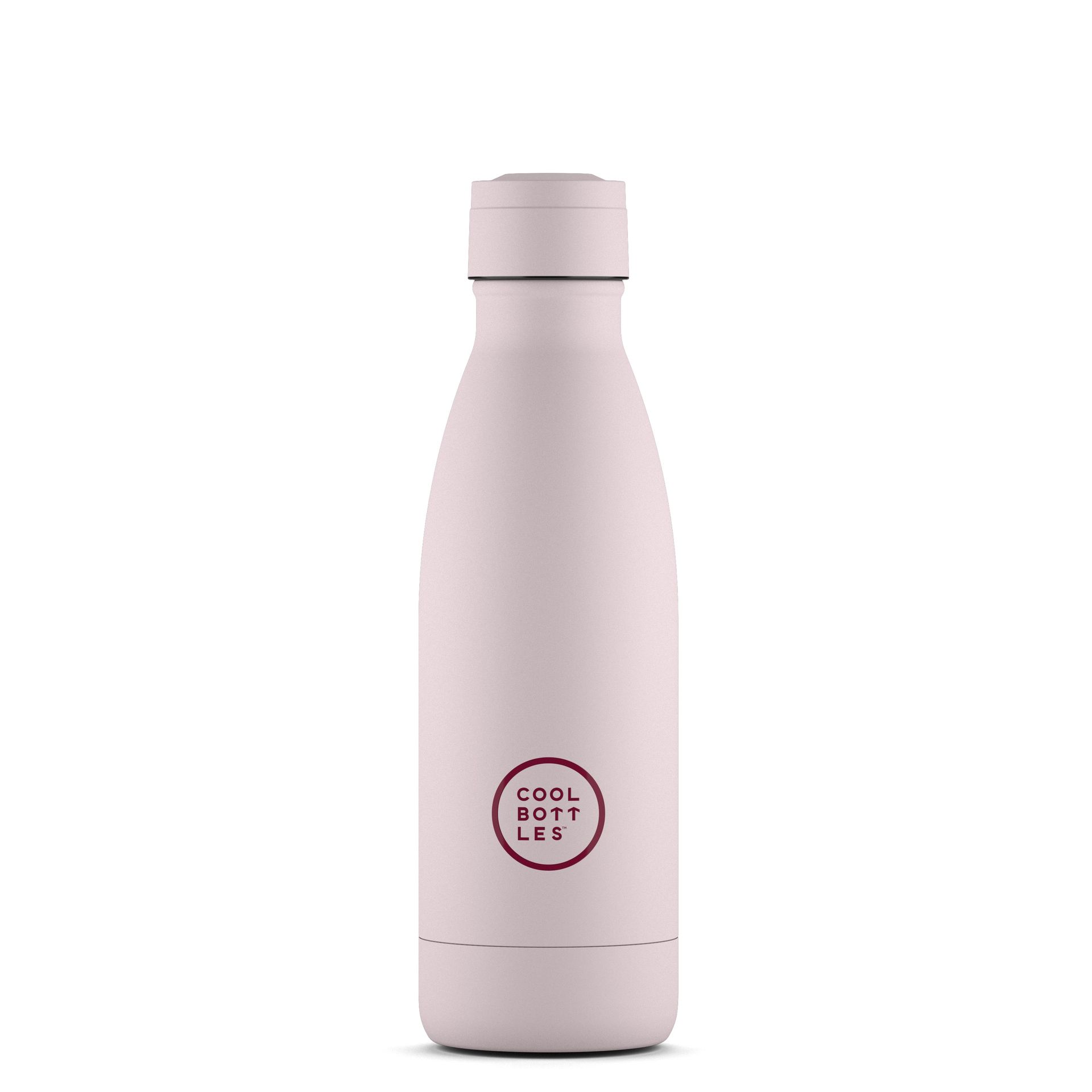 Garrafa térmica rosa pastel da Cool Bottles