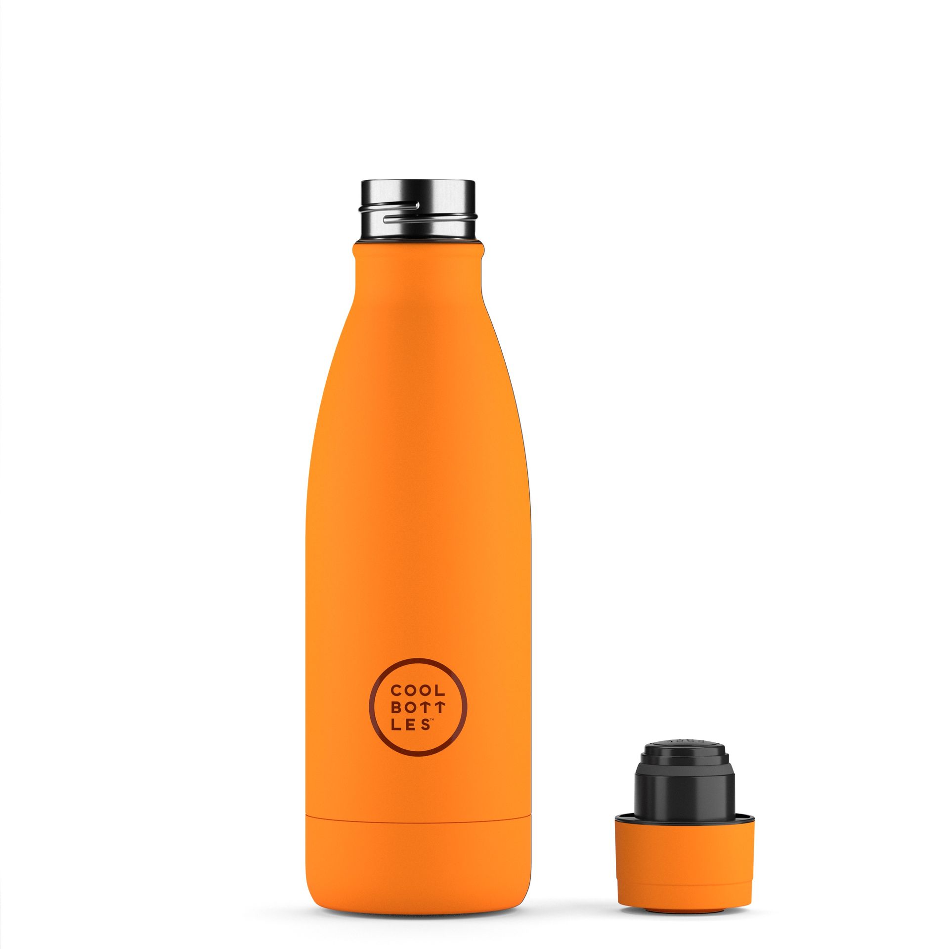 Garrafa térmica laranja sa Cool Bottles