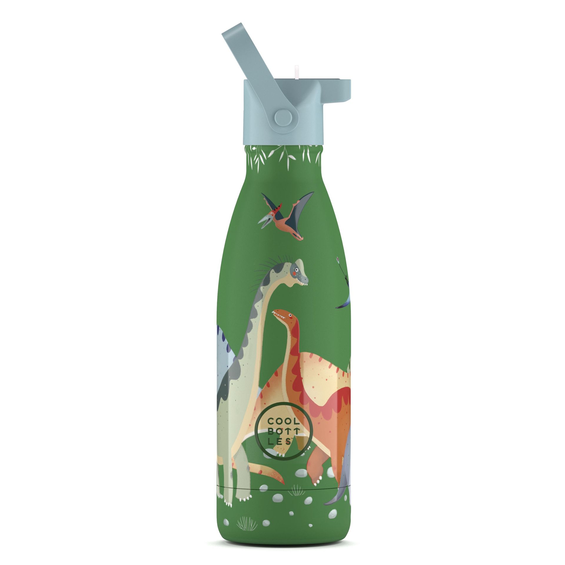 Garrafa térmica para criança com dinossauros da Cool Bottles