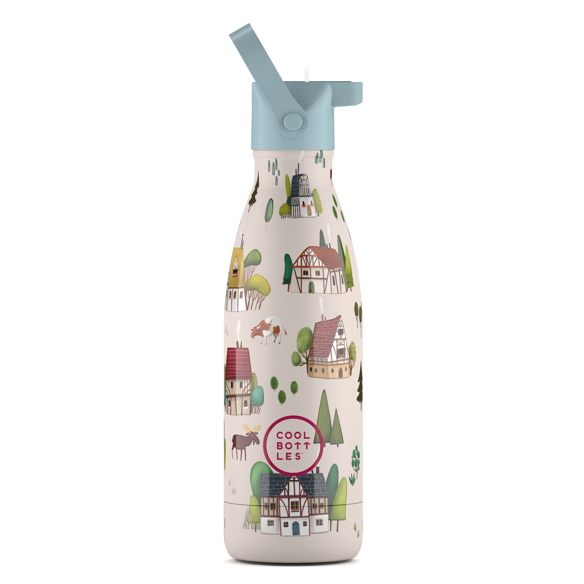 Garrafa térmica para crianças Tudor Village da Cool Bottles