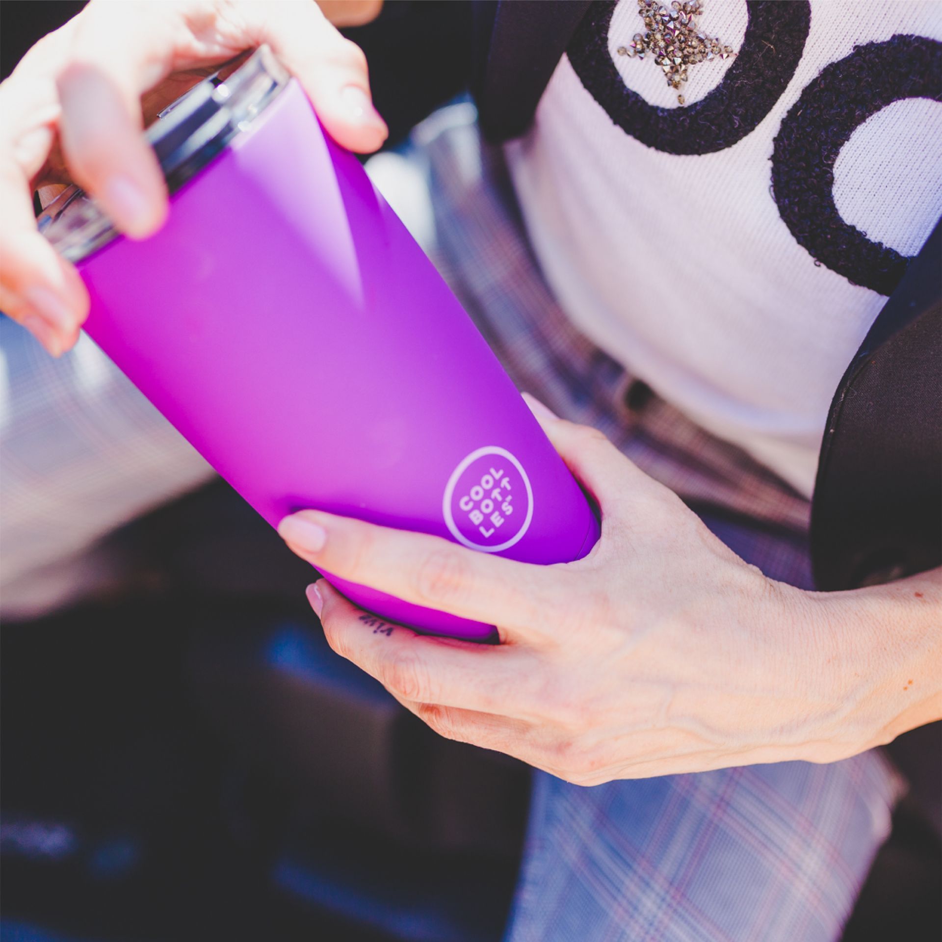 Copo térmico / tumbler verde da Cool Bottles