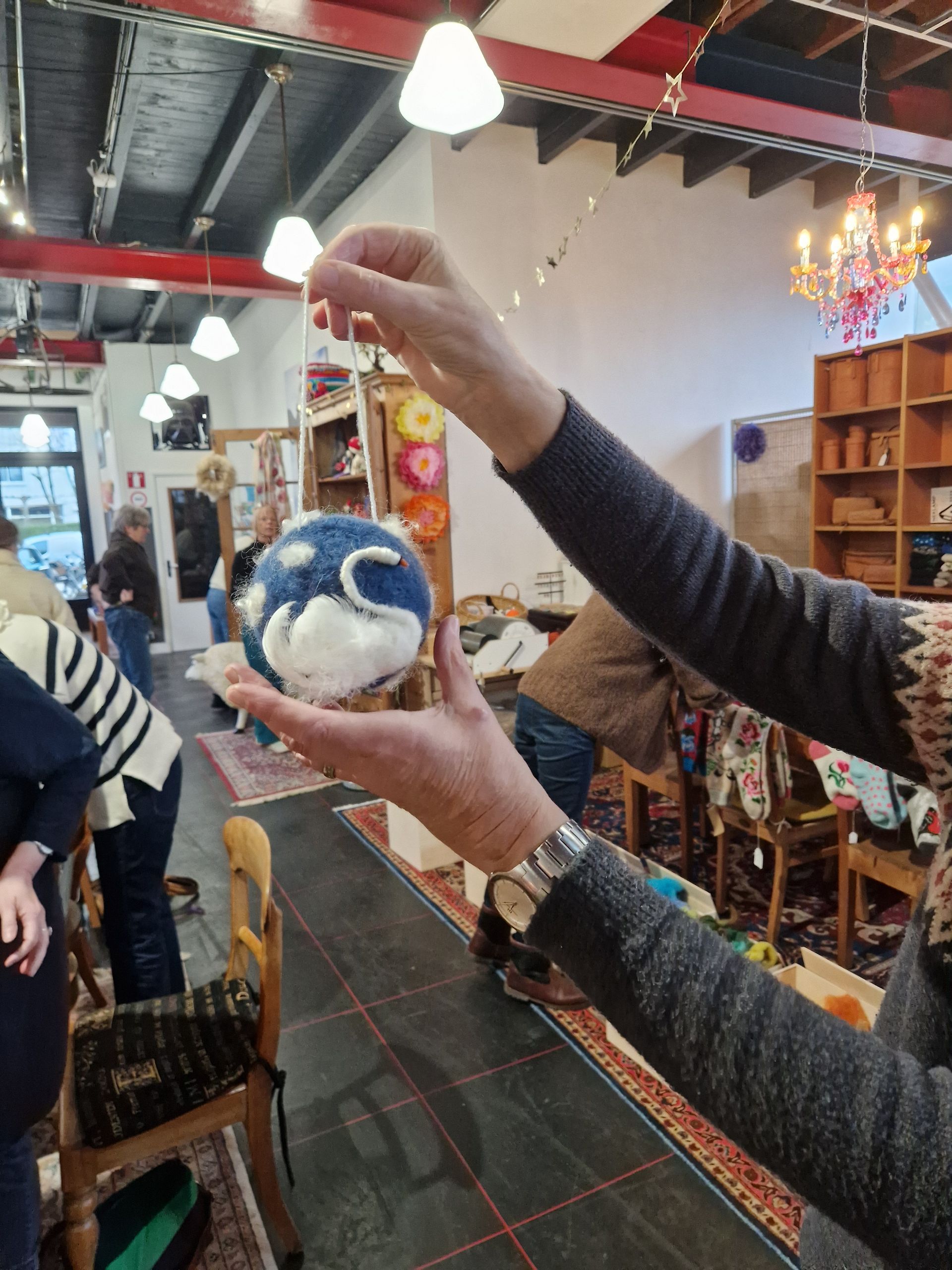 Kerst bal maken, woensdag 9 december