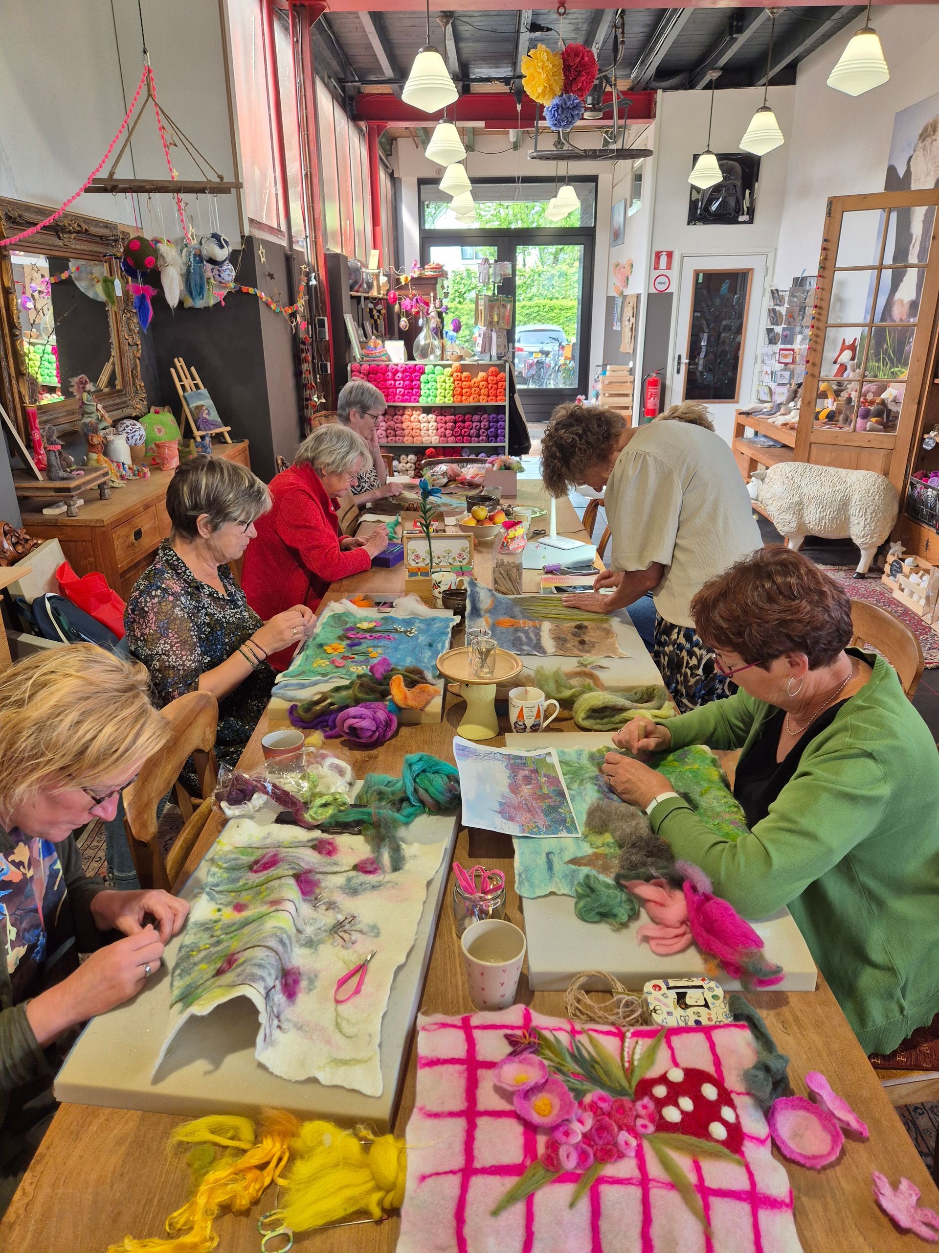 Wolschatten voor workshops