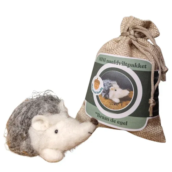 Mini naaldvilt pakket, Bram de egel,