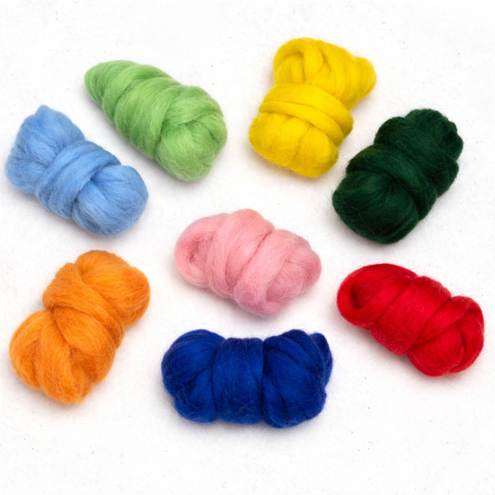 Wolletjes, wol, naaldvilten, natvilten