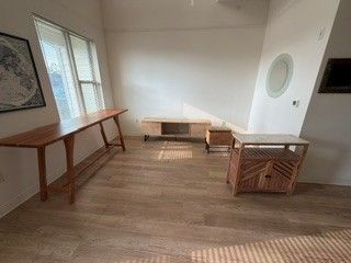 Worker assembling flat pack furniture