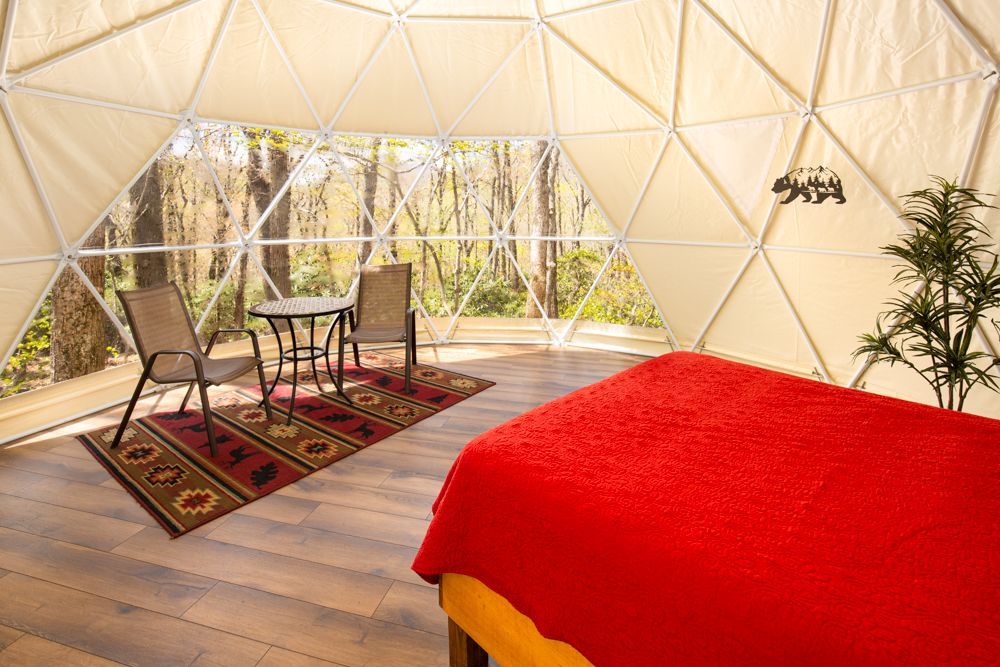 glamping tent