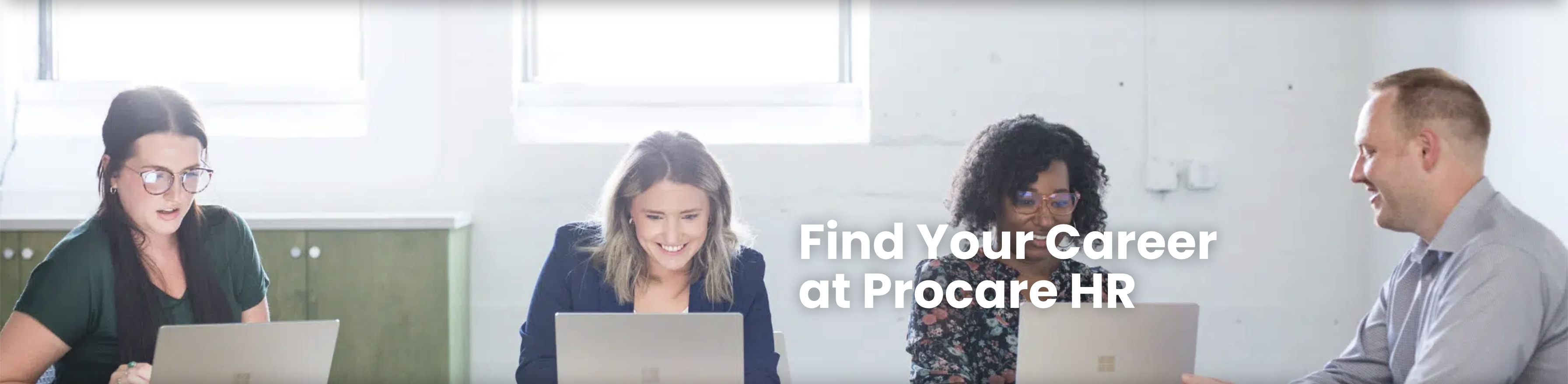 office team around the table