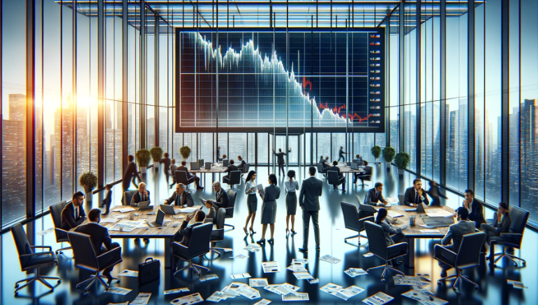 Empresa exibe gráfico de risco reputacional crescente