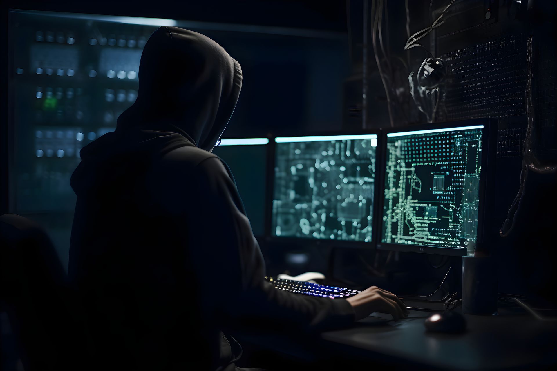 Hacker invadindo sistemas
