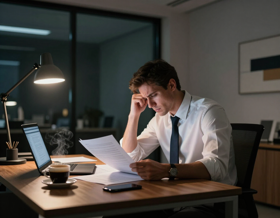 Person feeling pressure to get everything exactly right